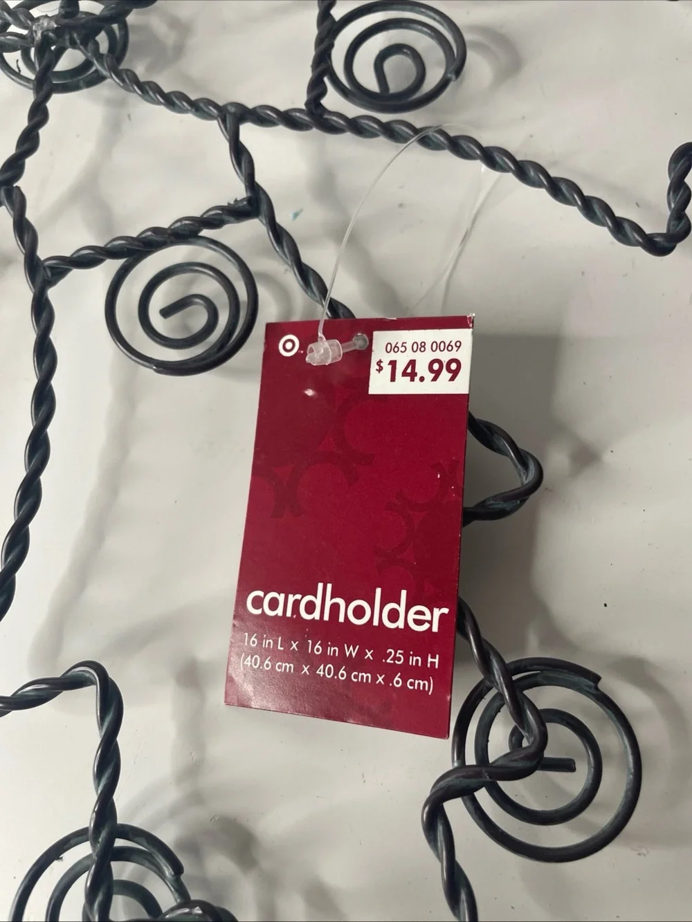 New With Tag Snowflake Cardholder 16IN L  x 16IN W x 25 In
